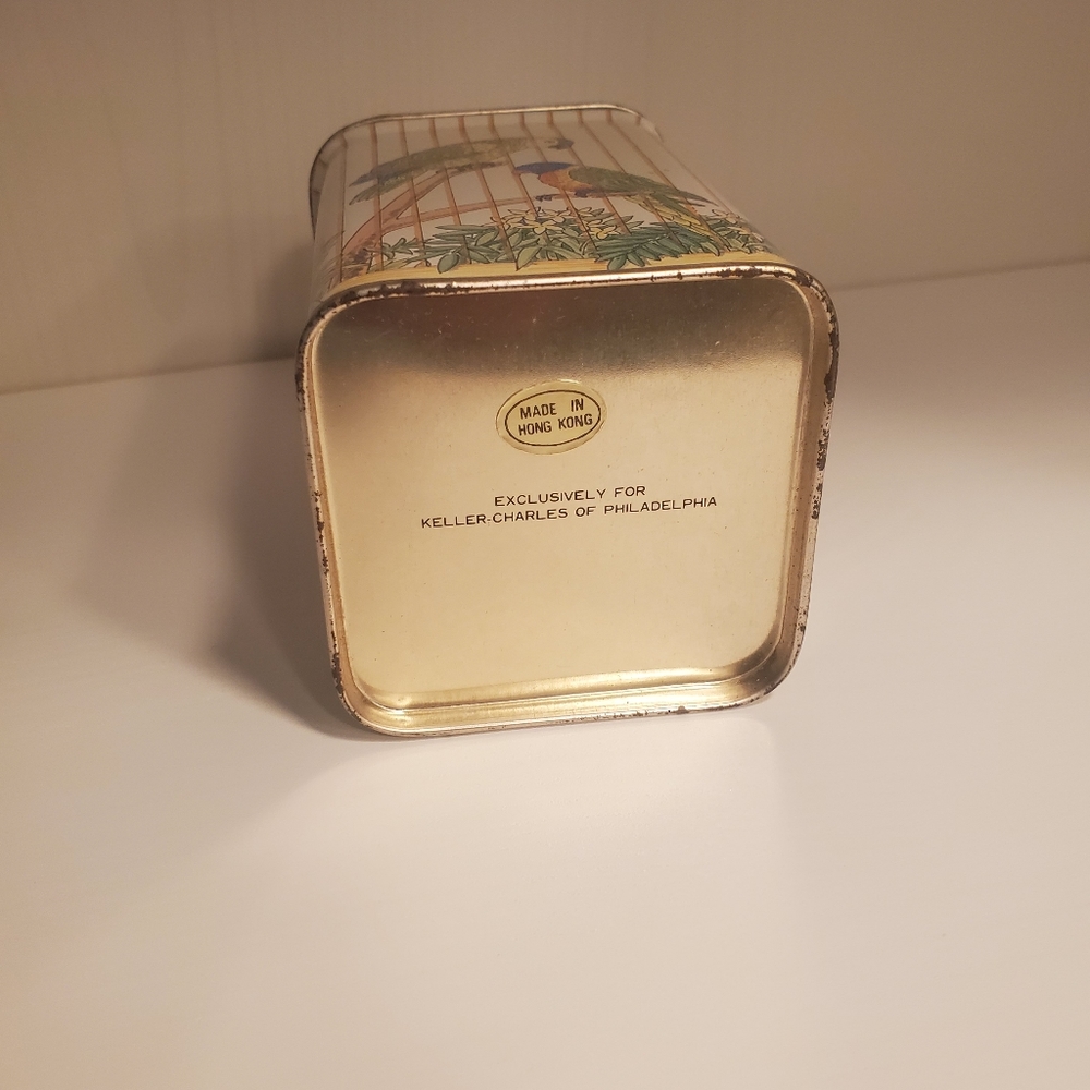 Bird Cage Vintage Toucan Macaw Parrot Tin - Picture 5 of 9